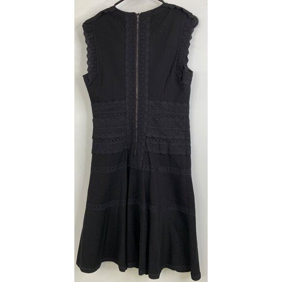 New Kobi Halperin Fit & Flare Dress Black Size 8 M - Picture 10 of 12